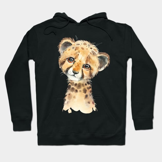 Cutest Cheetah Design! Hoodie by Krisb1371